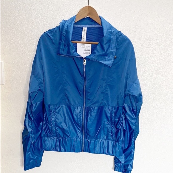 Lorna Jane Jackets & Blazers - Lorna Jane Night Runner Blue Cosmic Dust Active Jacket